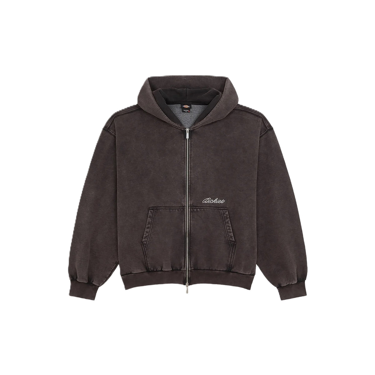 Sweat Zippé Dickies Baker Washed Black