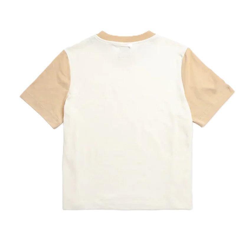 Tee Shirt Femme Trendsplant Color Block Natural