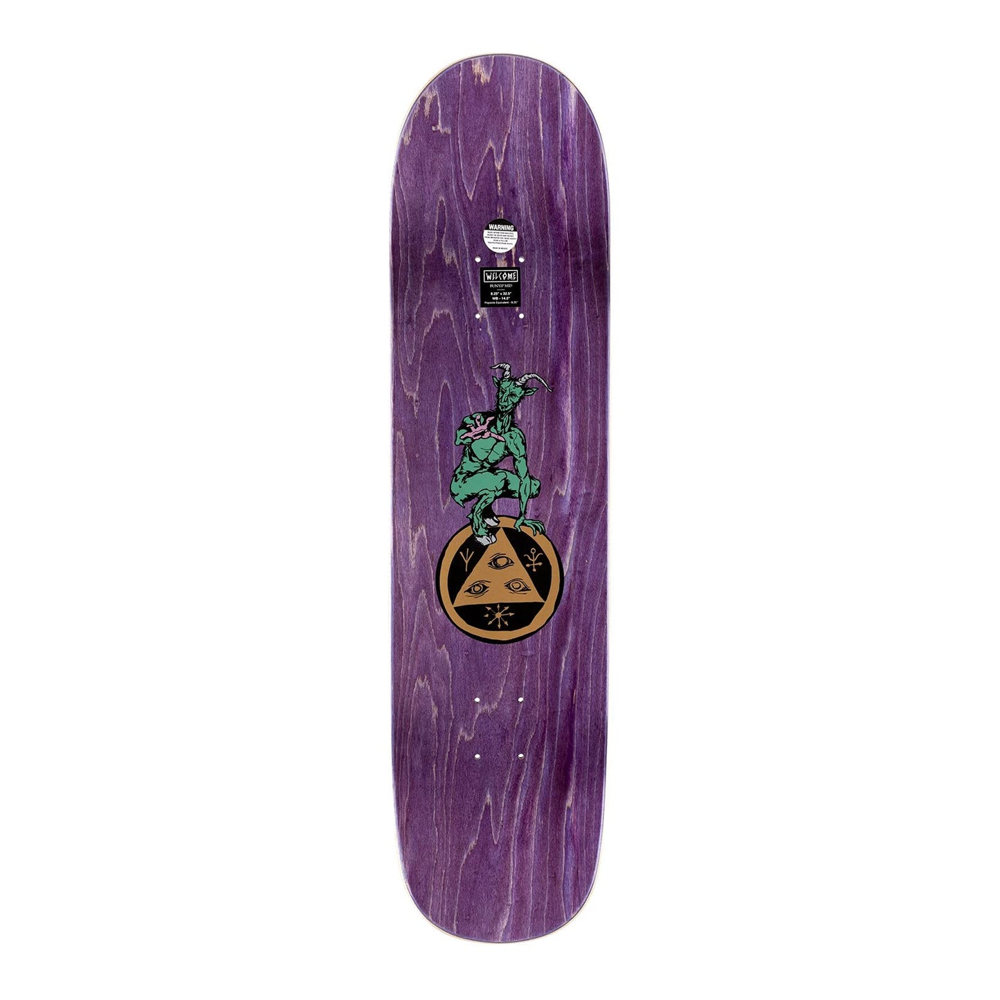 Planche Welcome Goodbye Horses Bunyip 8.25" Jade
