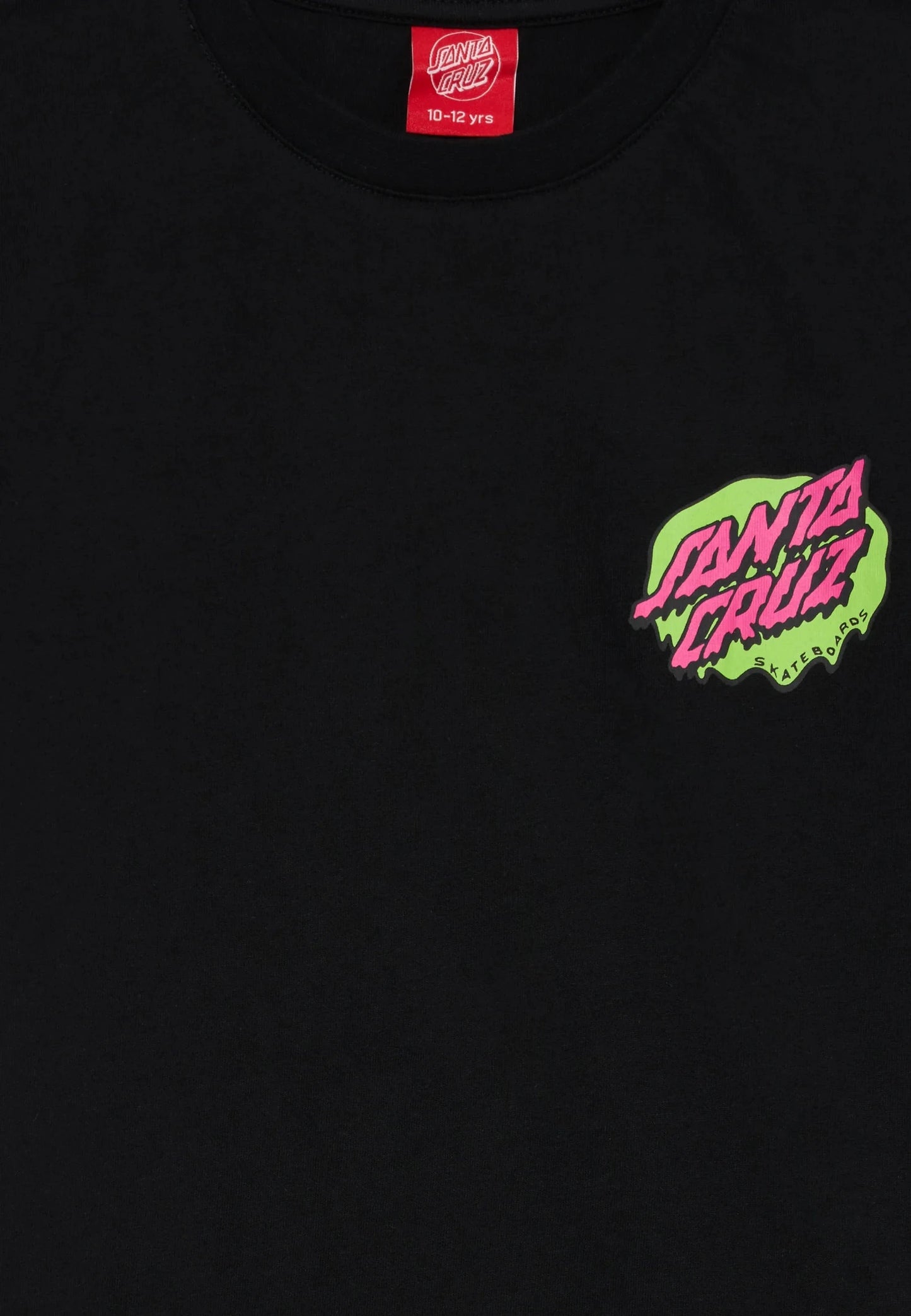 Tee-shirt Kid Santa Cruz Slime Dot Black