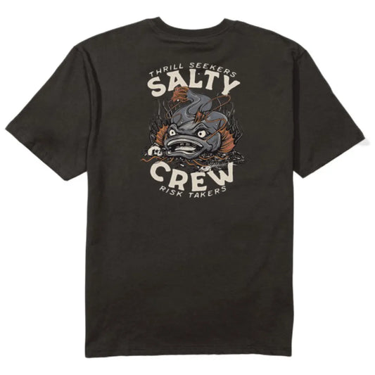 Tee-shirt Salty Crew Catfish Monster Black