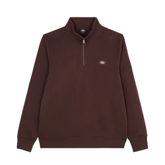 Sweat Quarter Zip Dickies Oakport Brown