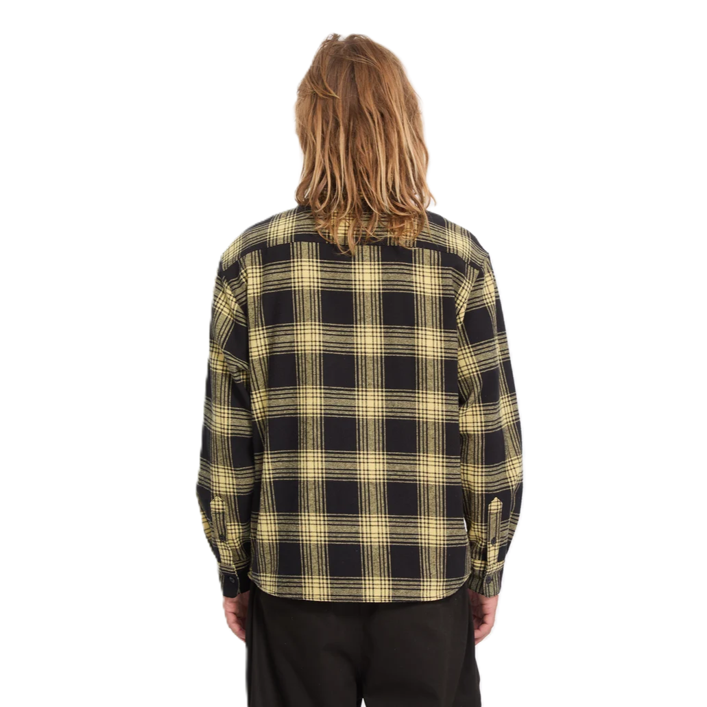 Chemise Volcom Ozzy Plaid Mustard