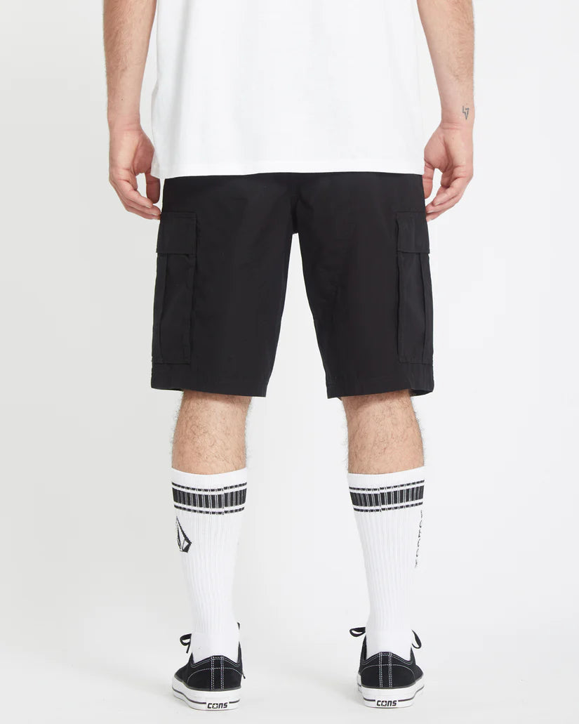 Short Volcom Strange Tripper Cargo Black