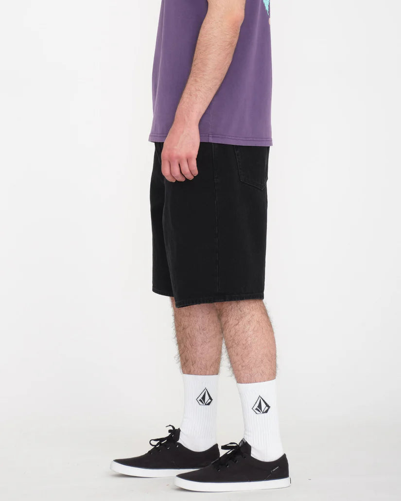 Short Volcom Billow Denim Black