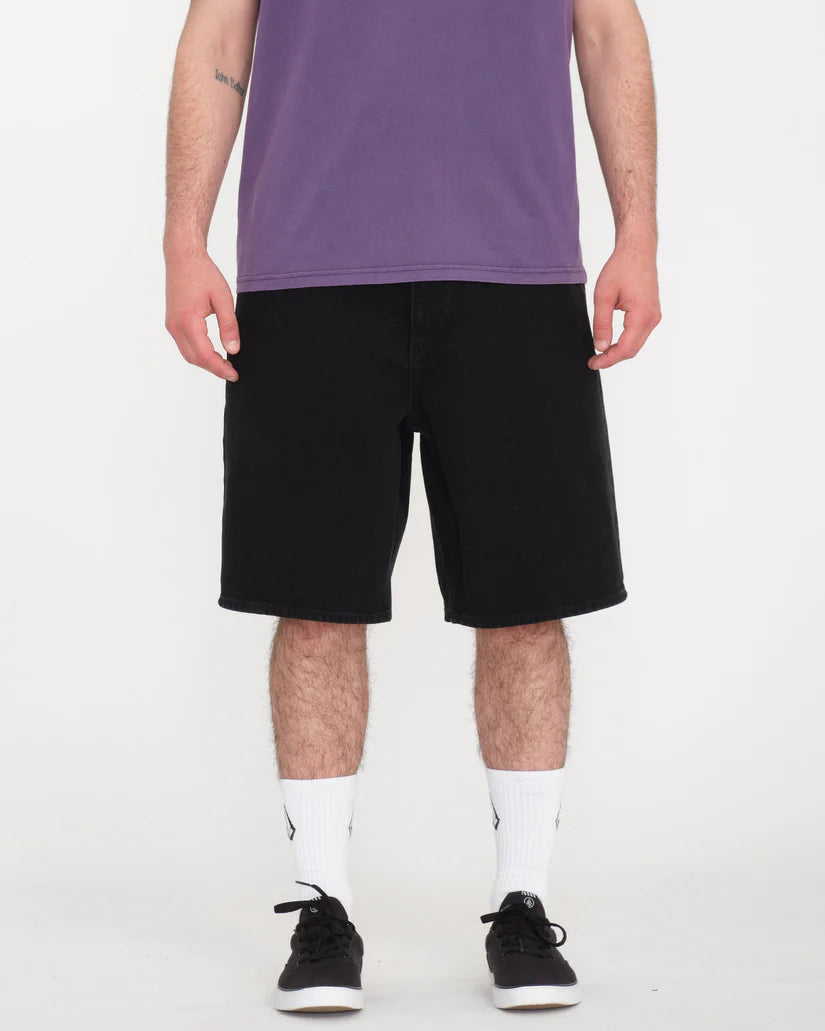 Short Volcom Billow Denim Black