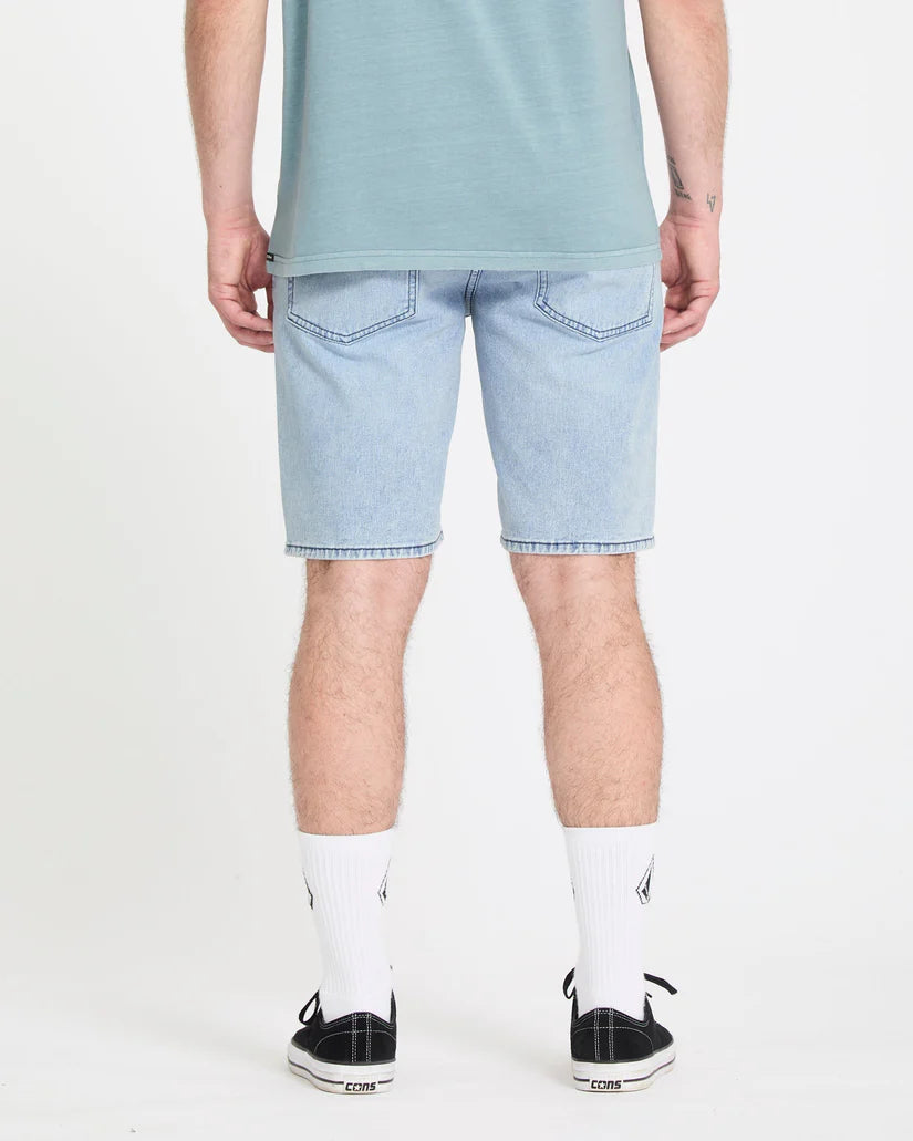 Short Volcom Solver Denim Worn Light Blue