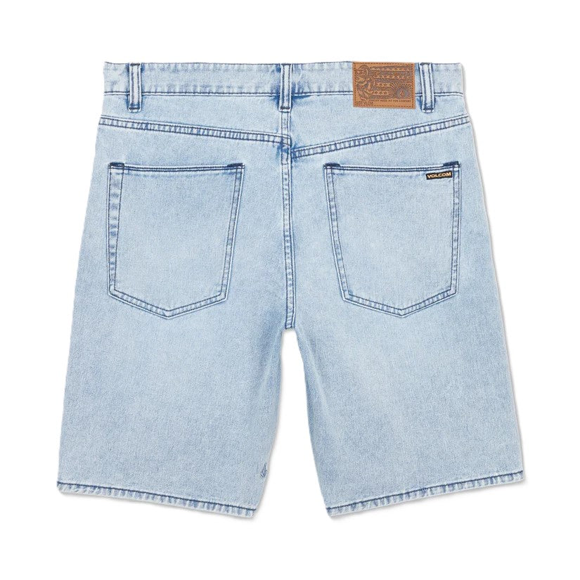 Short Volcom Solver Denim Worn Light Blue