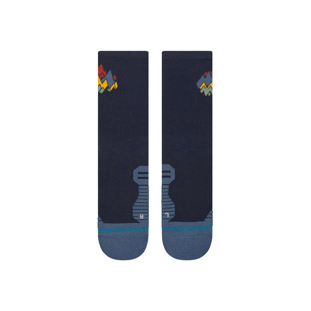Chaussettes Stance Peaks Ribbed Navy