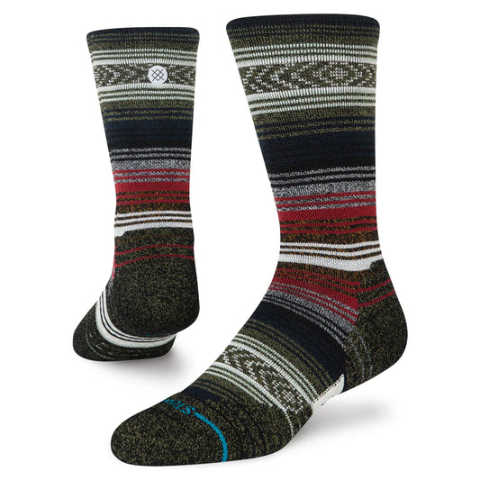 Chaussettes Stance Mid Wool Crew Black Red