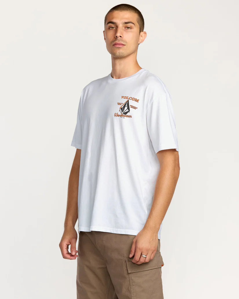 Tee-Shirt Volcom Enamel White