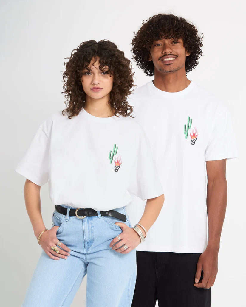 Tee-Shirt Volcom Mickey Mason II White