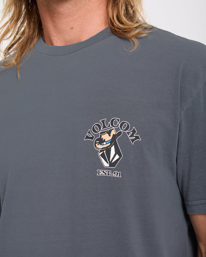 Tee-Shirt Volcom Bad Luck Storm Blue