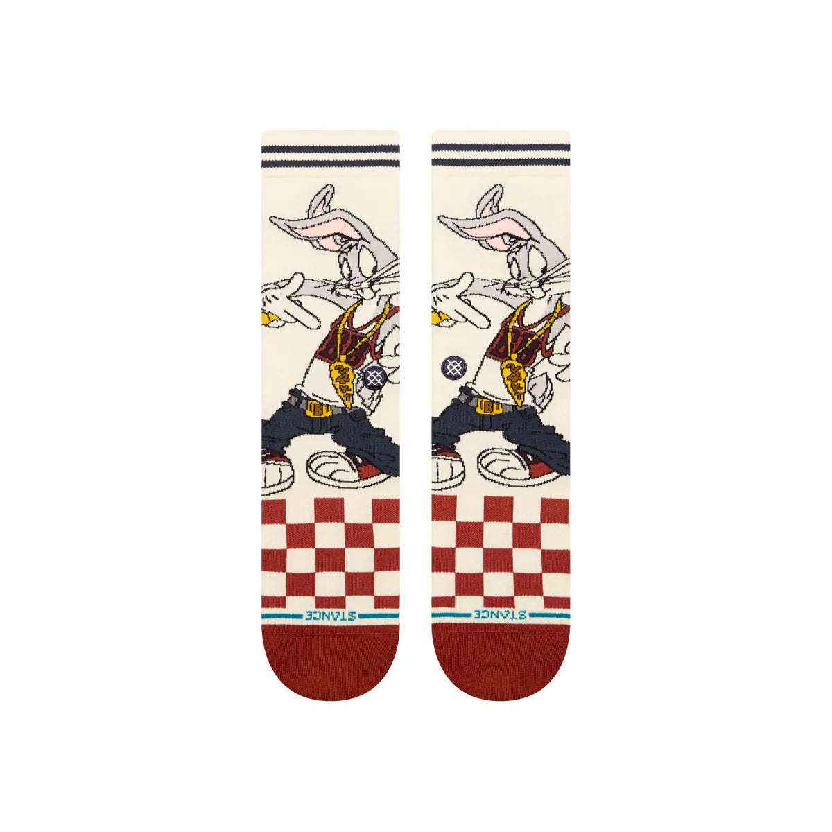 Chaussette Stance Bugs Vintage White