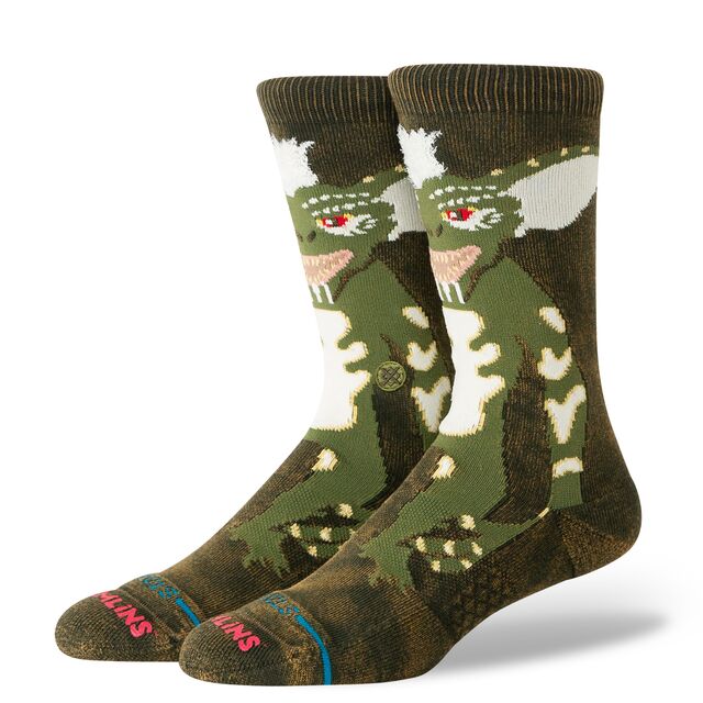 Chaussettes Stance Stripe Gremlins Crew Dark Green