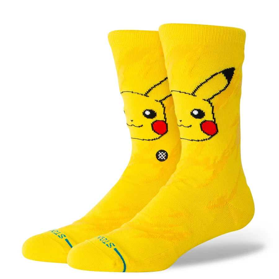 Chaussettes Stance x Pokemon Pikachu Bolt Crew Yellow