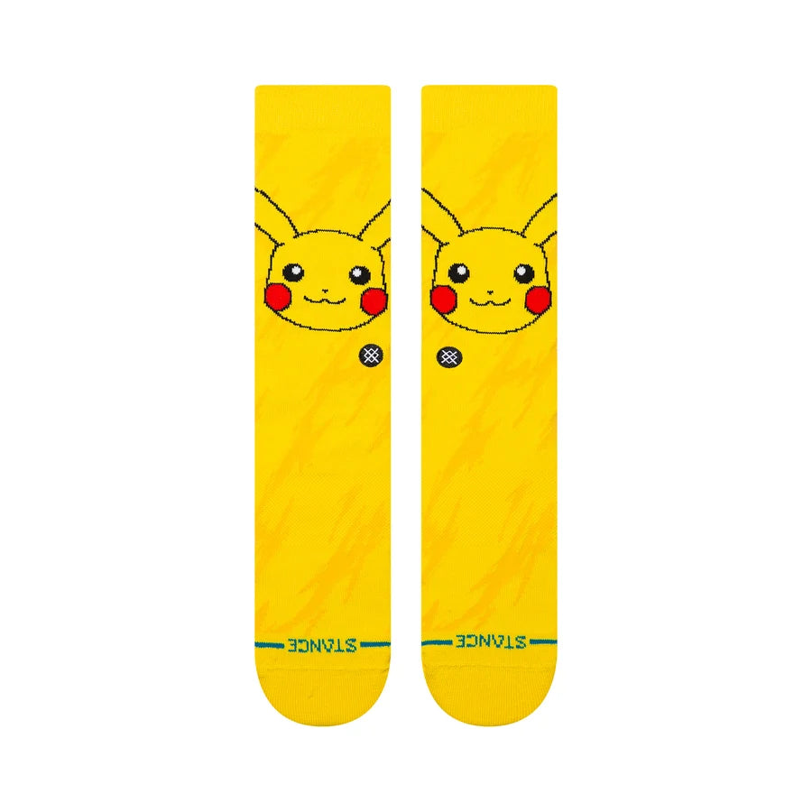 Chaussettes Stance x Pokemon Pikachu Bolt Crew Yellow