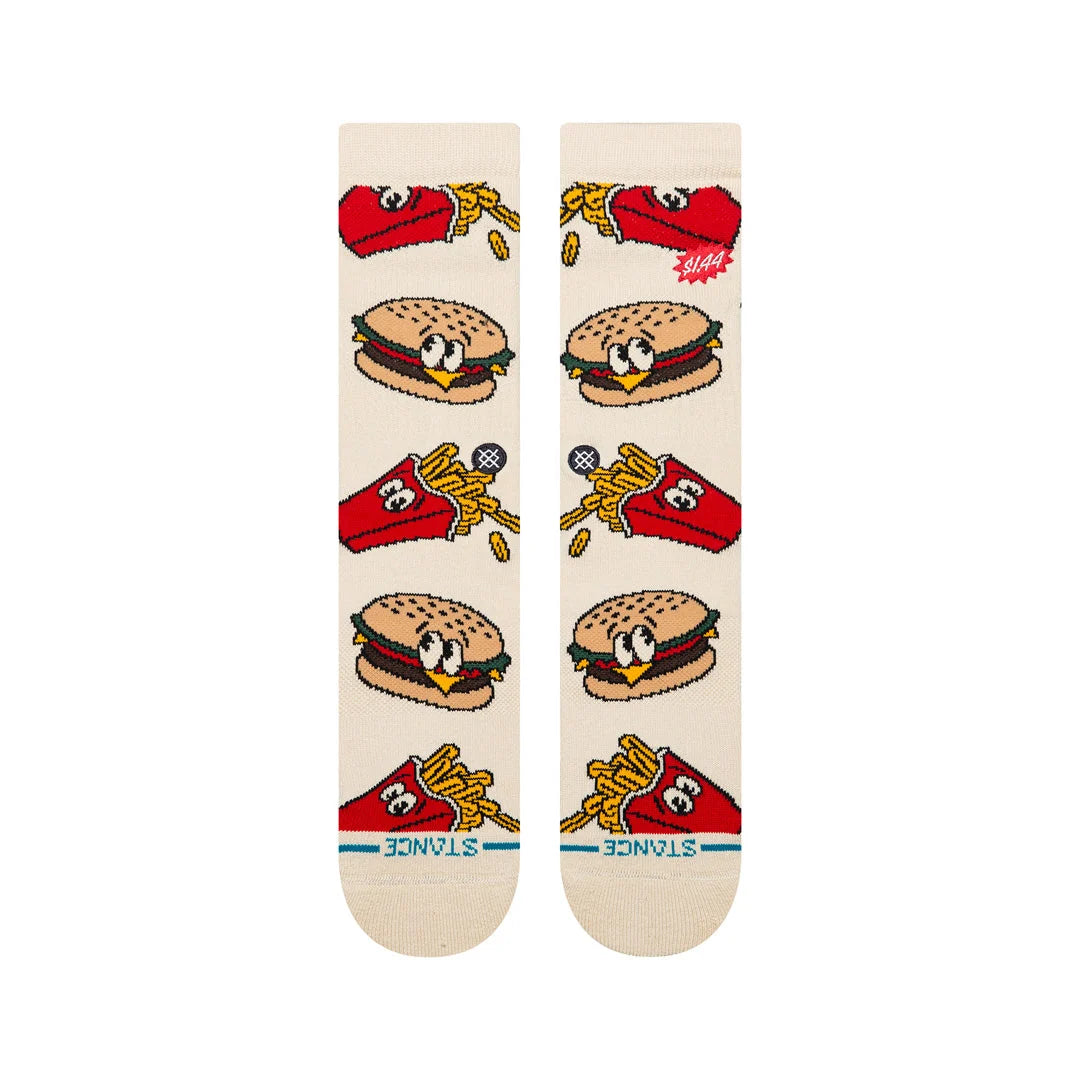 Chaussettes Stance Combo Meal Crew Tan