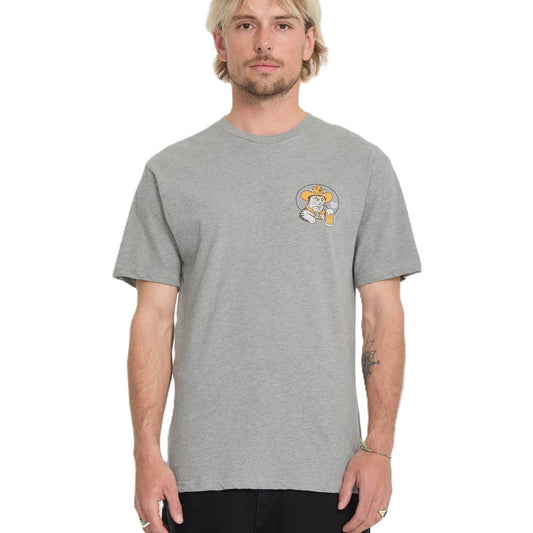Tee-Shirt Volcom Meowdy Heather Grey