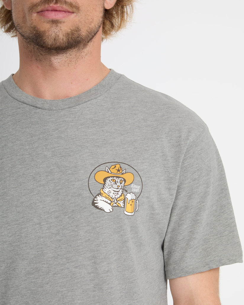 Tee-Shirt Volcom Meowdy Heather Grey