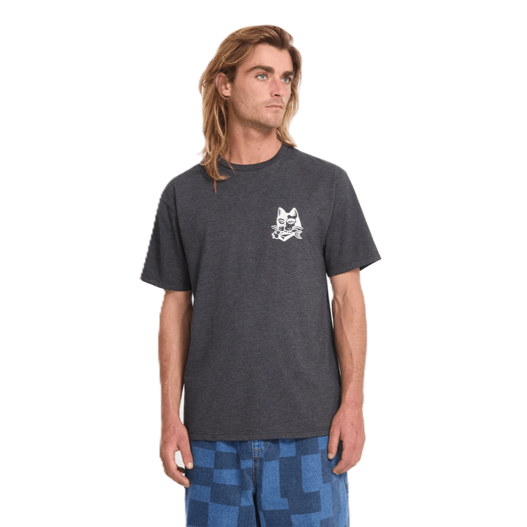 Tee-Shirt Volcom Tasty Heather Black
