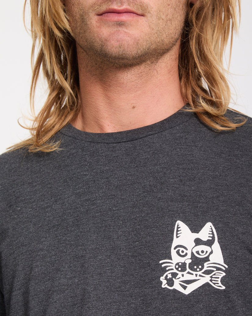 Tee-Shirt Volcom Tasty Heather Black