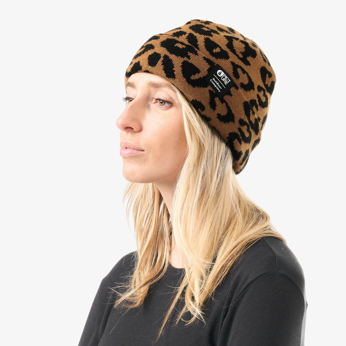 Bonnet Picture Organic Ribbing Wild Spot Print