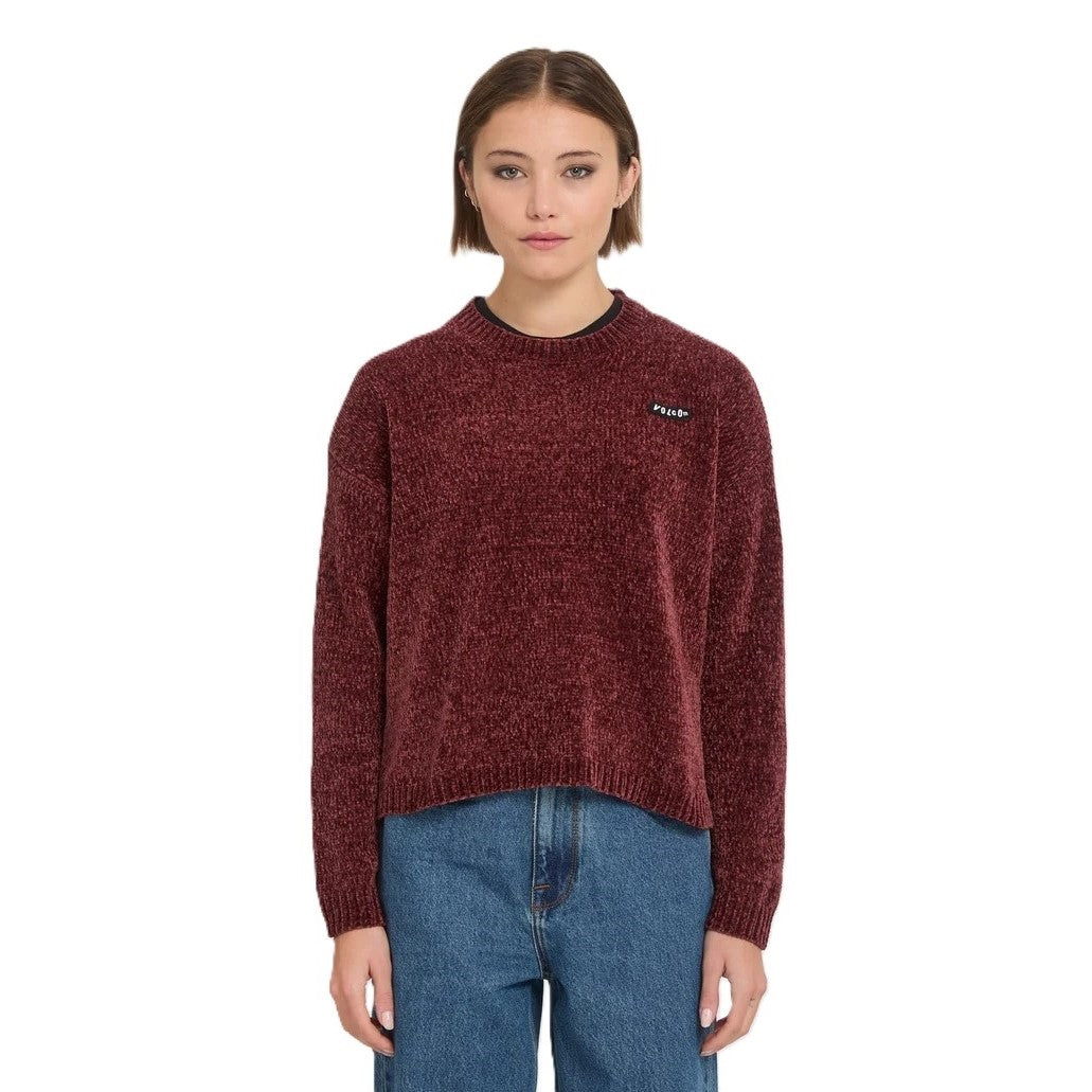 Sweat Femme Volcom Bubble Tease Storm Brick