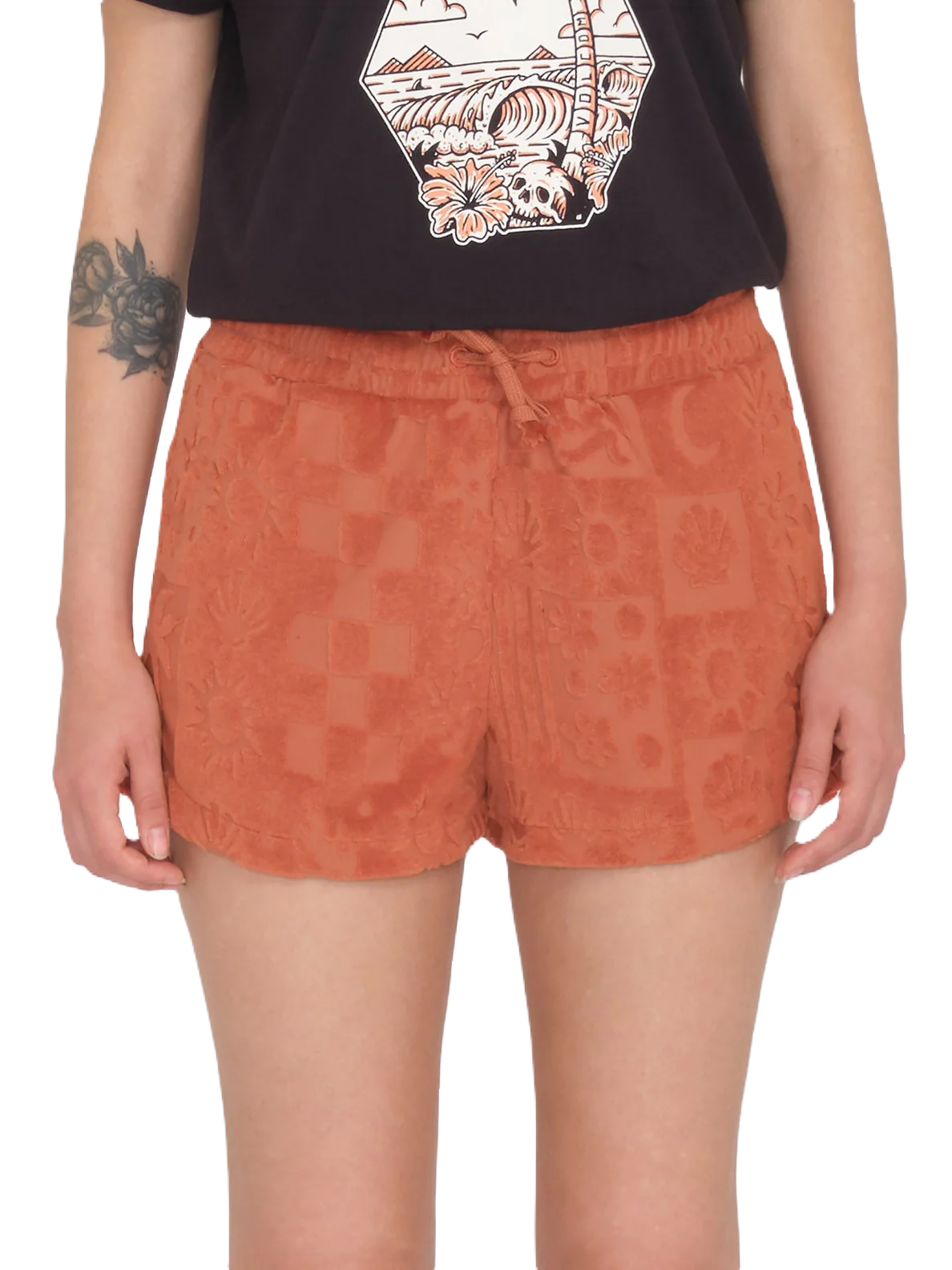 Short Femme Volcom Sunny Wild Terry Cloth