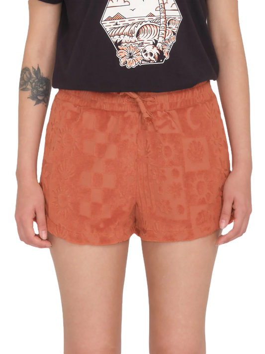 Short Femme Volcom Sunny Wild Terry Cloth