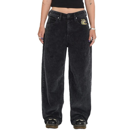 Pantalon Femme Volcom Ozzy Cord Light Acid Black