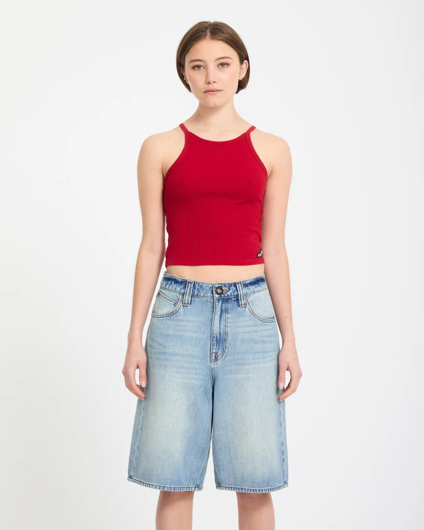 Short Femme Volcom Beeggy Denim BDW