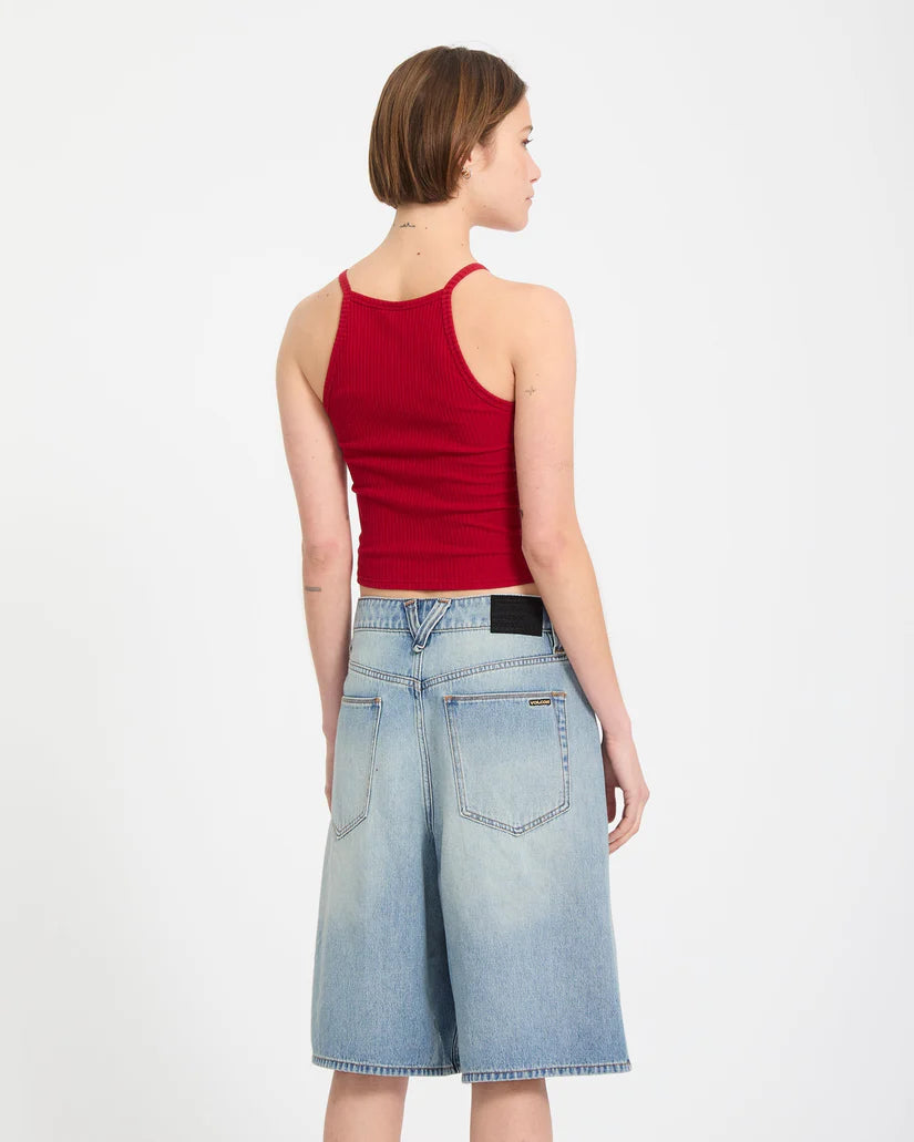 Short Femme Volcom Beeggy Denim BDW