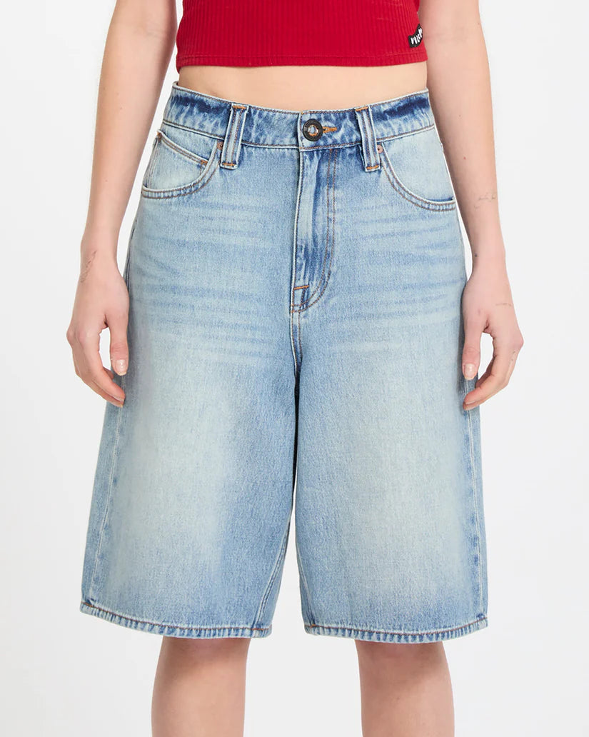 Short Femme Volcom Beeggy Denim BDW