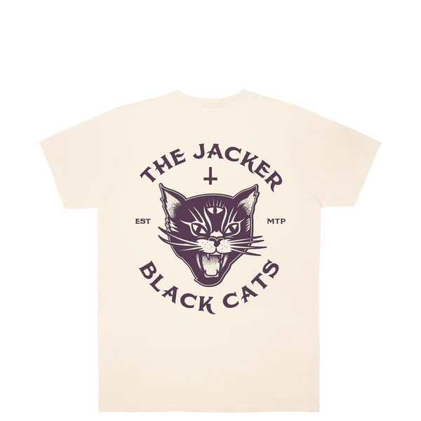 Tee-shirt Jacker Black Cats Beige