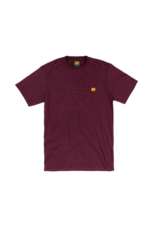 Tee-Shirt Trendsplant Organic Essential Burgundy