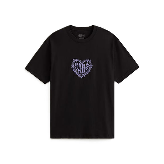 Tee Shirt Vans Barbed Heart Loose Black