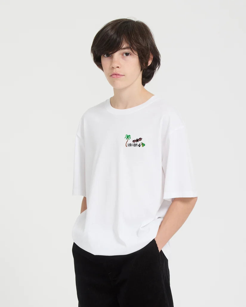 Tee-shirt Kid Volcom Ozzy I White