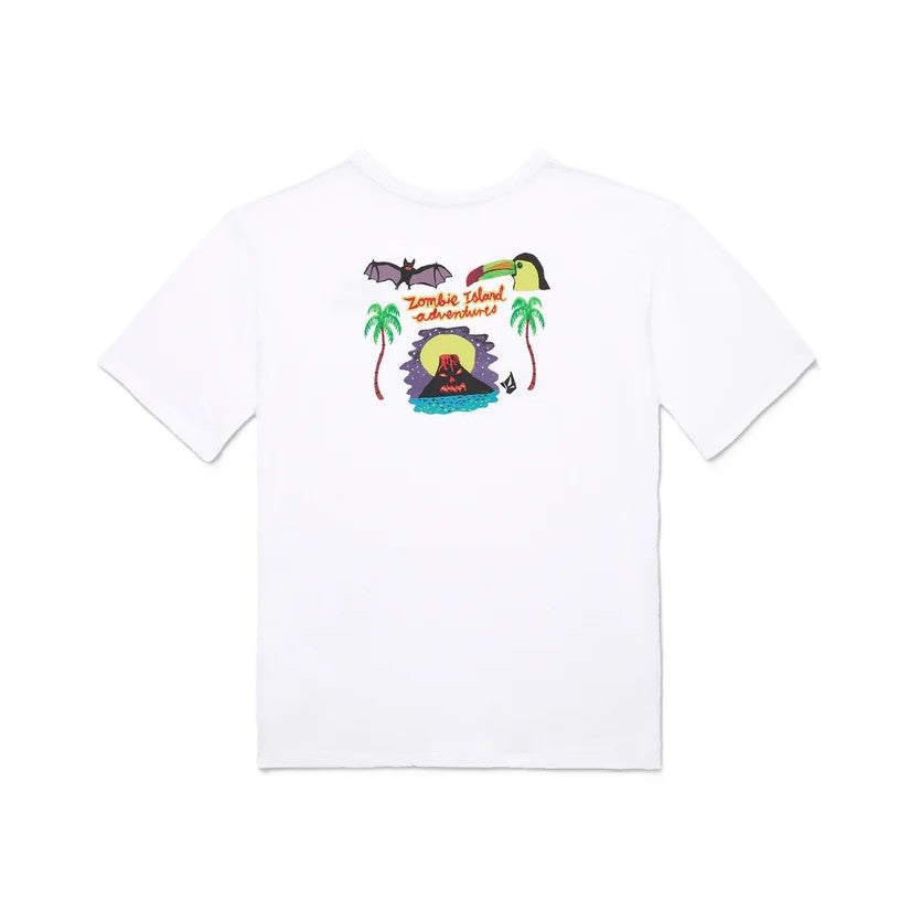 Tee-shirt Kid Volcom Ozzy I White