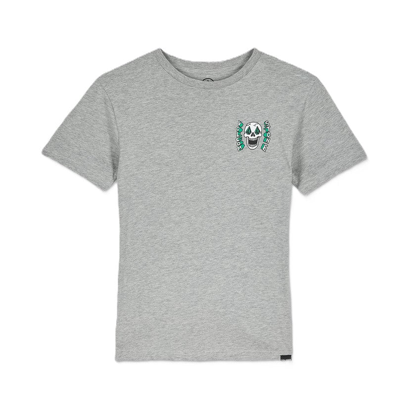 Tee-shirt Kid Volcom Skeltone Heather Grey