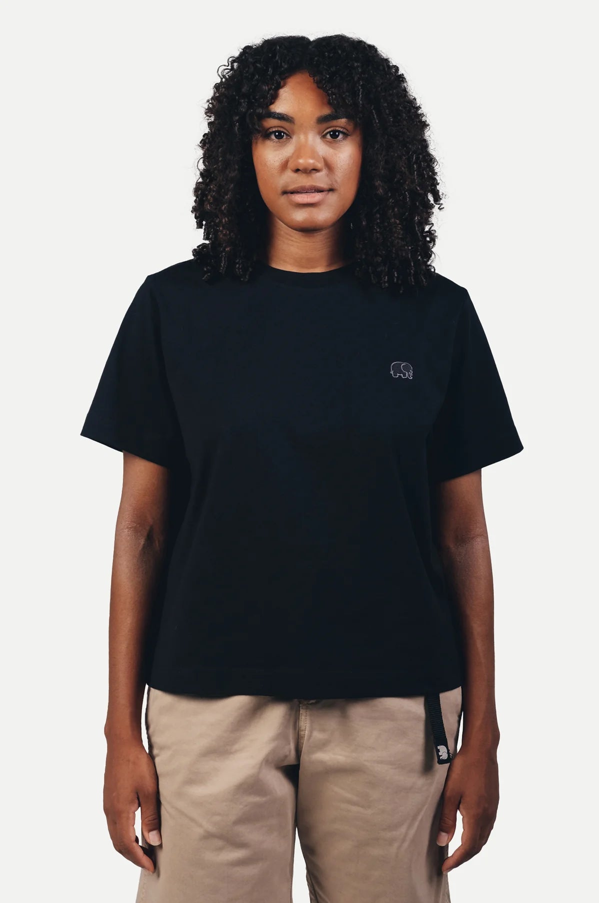 Tee-shirt Femme Trendsplant Organic Essential Black