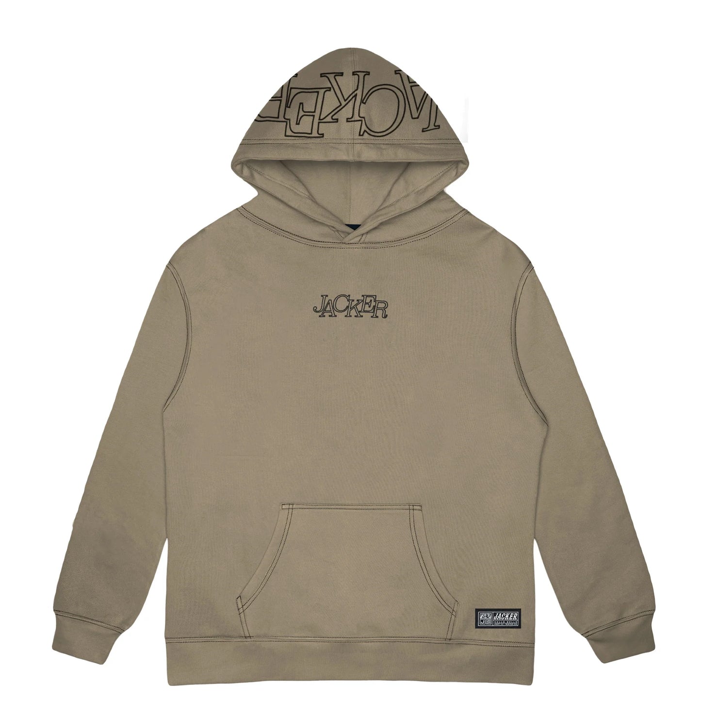 Sweat Jacker Select Contrast Beige