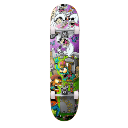 Planche Complète Cruzade Skate Punk Is Not Dead 8"