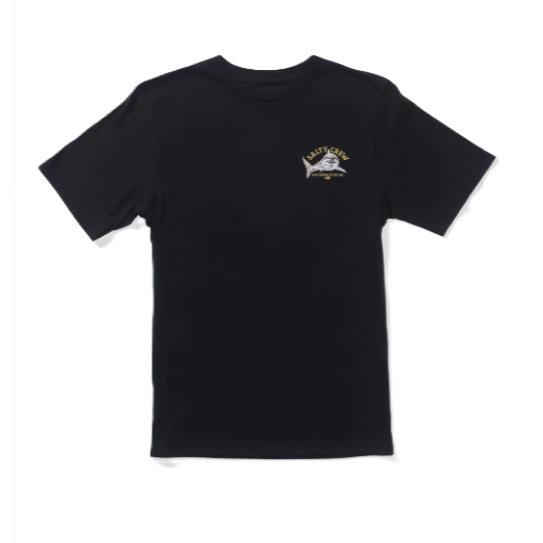 Tee-shirt Kid Salty Crew Lurking Black