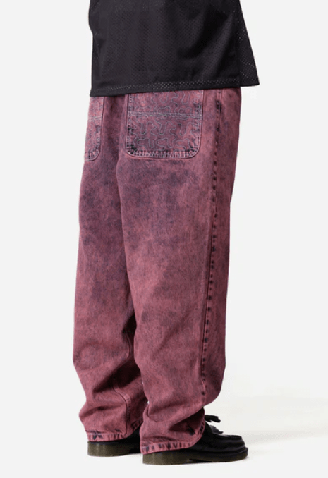 Pantalon Jacker Oneline Baggy Pink