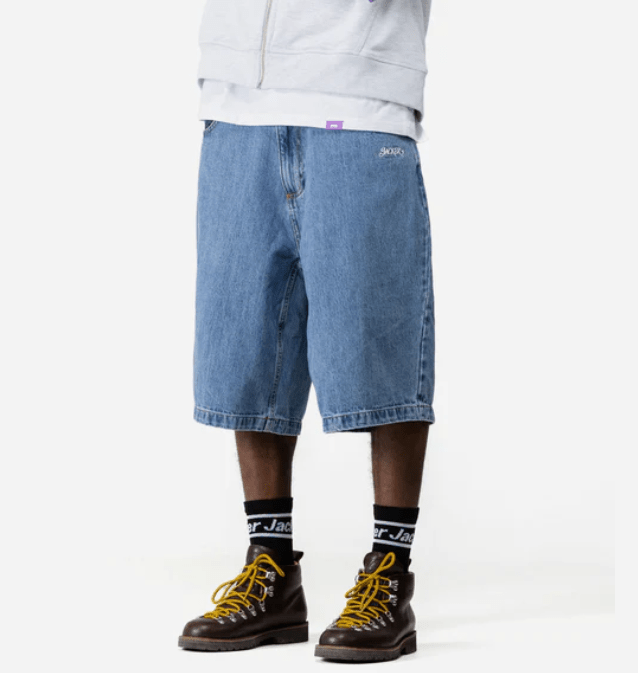 Short Jacker Classic Baggy Denim Blue