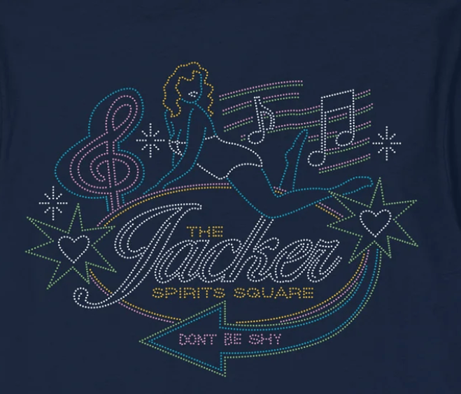 Tee-shirt Jacker Don't Be Shy Navy