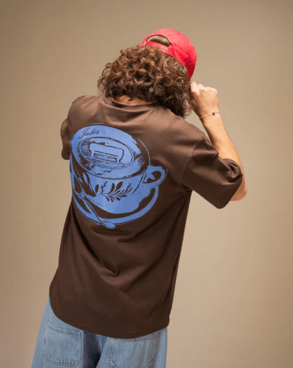 Tee-shirt Jacker Coffee Time Brown