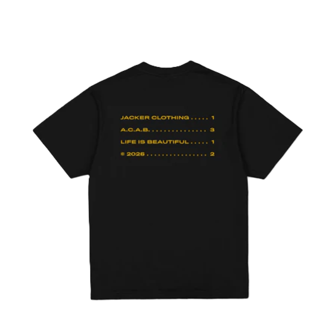 Tee-shirt Jacker Acab Black