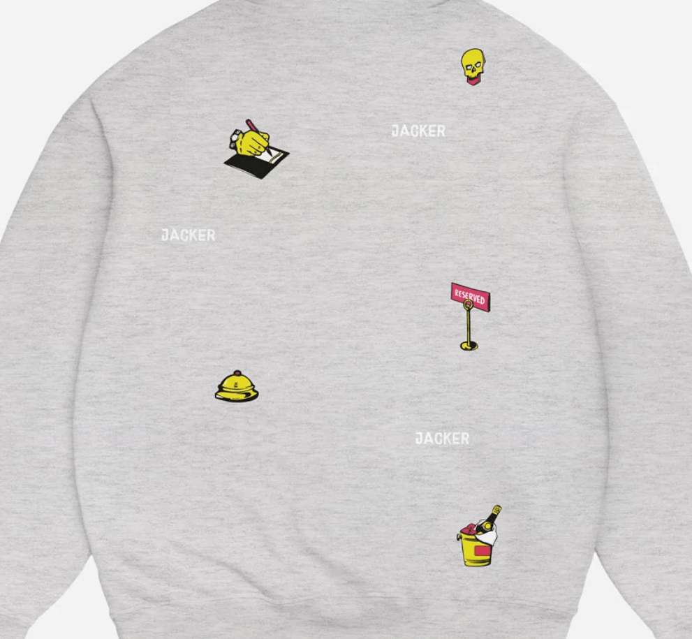 Sweat Jacker Deal Heather Grey